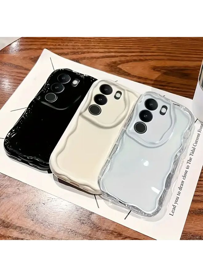 Beige Soft Anti Fall Protective Case For A55 5G Mobile Phone - Image 2