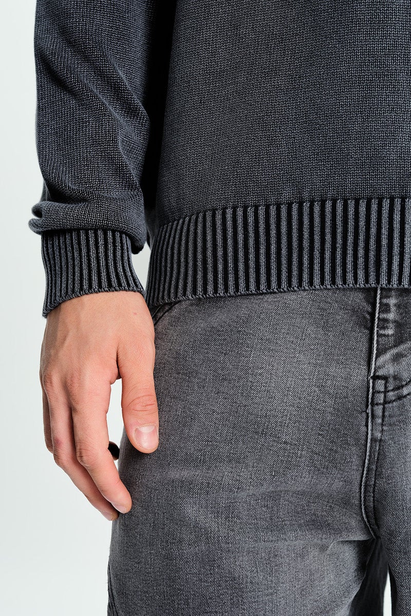 بونكرس كُرنر Charcoalcast Crewneck Sweatshirt For Men's - Image 5