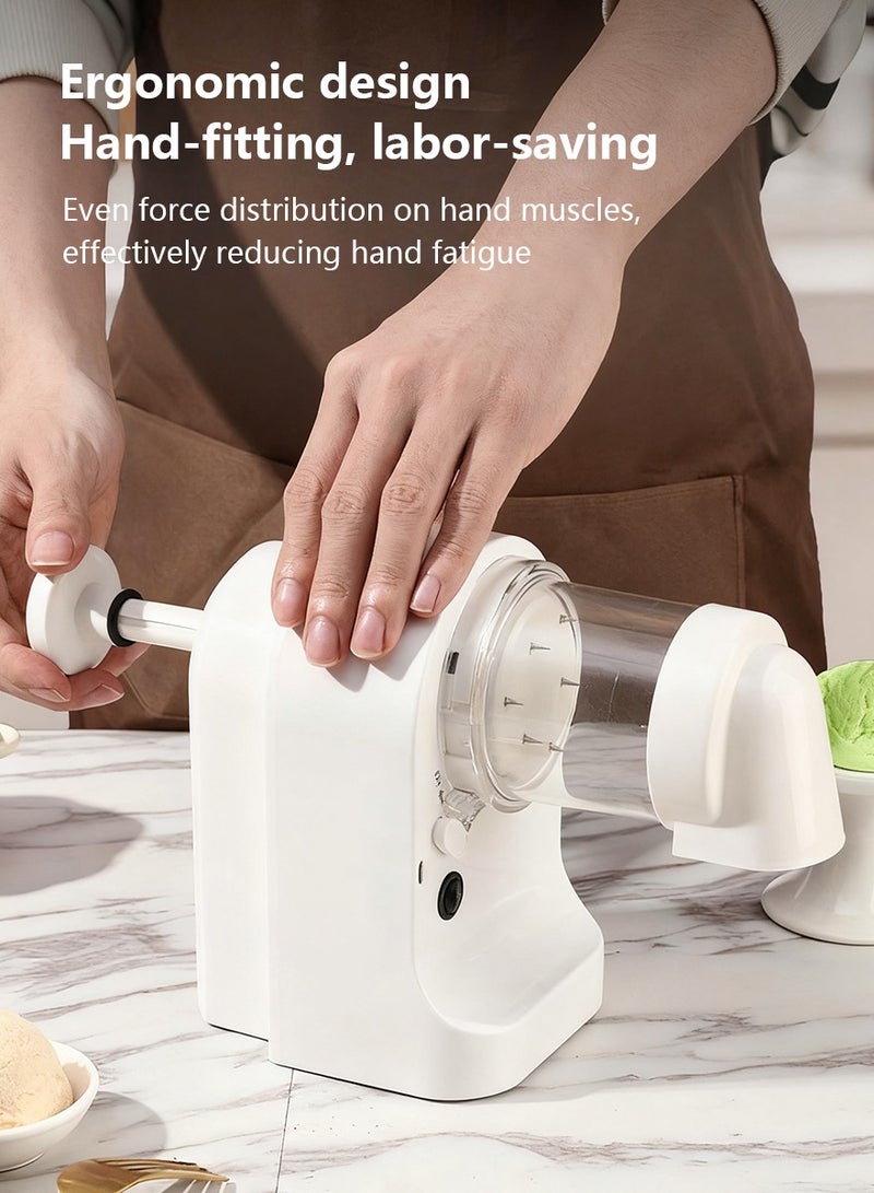 DPTER Electric Ice Crusher Household Ice Shaver for Home, Rechargeable Cotton Ice Machine with 2 Ice Molds and 1 Large-Capacity Smoothie Bowl - Image 5