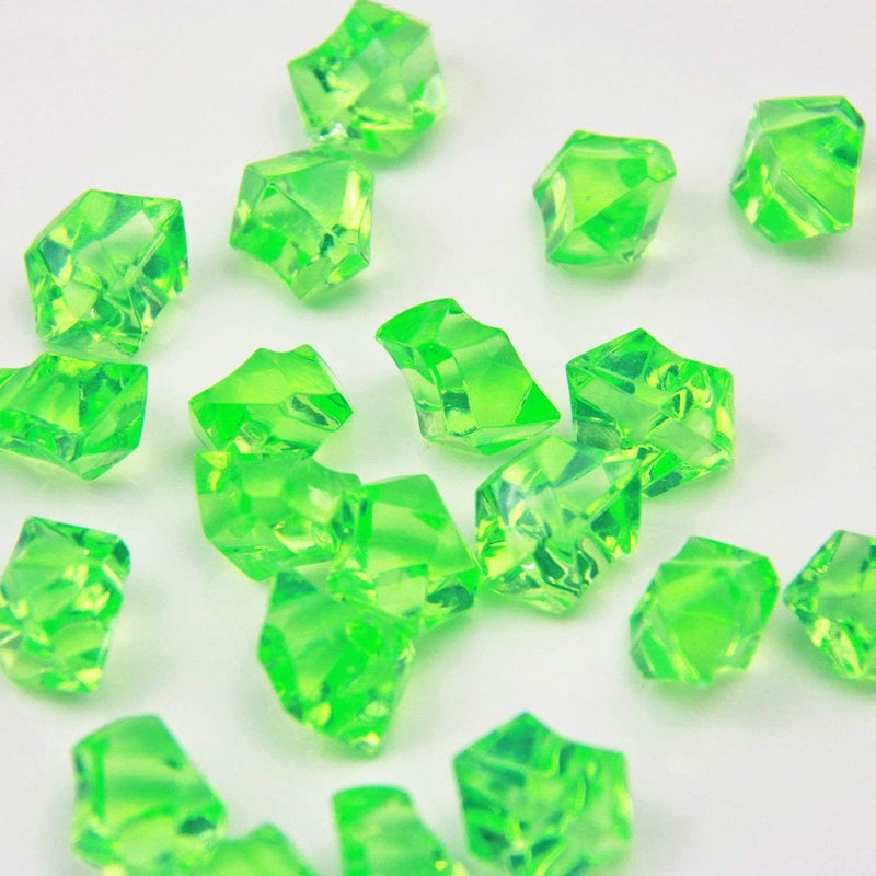 Promote Trader Pack of 250 Gram AcrylicCrystals for Home Decor Plant Stones Decorative Stones for Plant Pot Aquarium Fish Tank Landscaping Vase Fillers Park OrnamentsLight Green - Image 4
