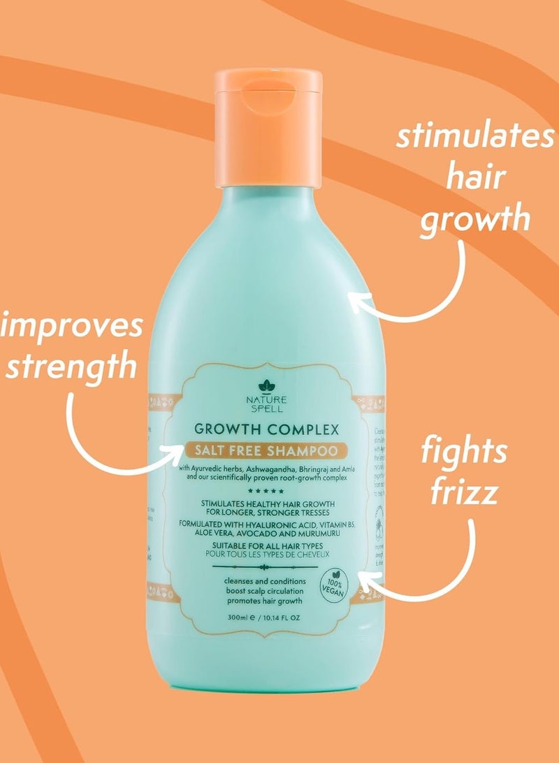 Nature Spell Nature Spell Growth Complex Salt Free Shampoo 300ml  - Image 2