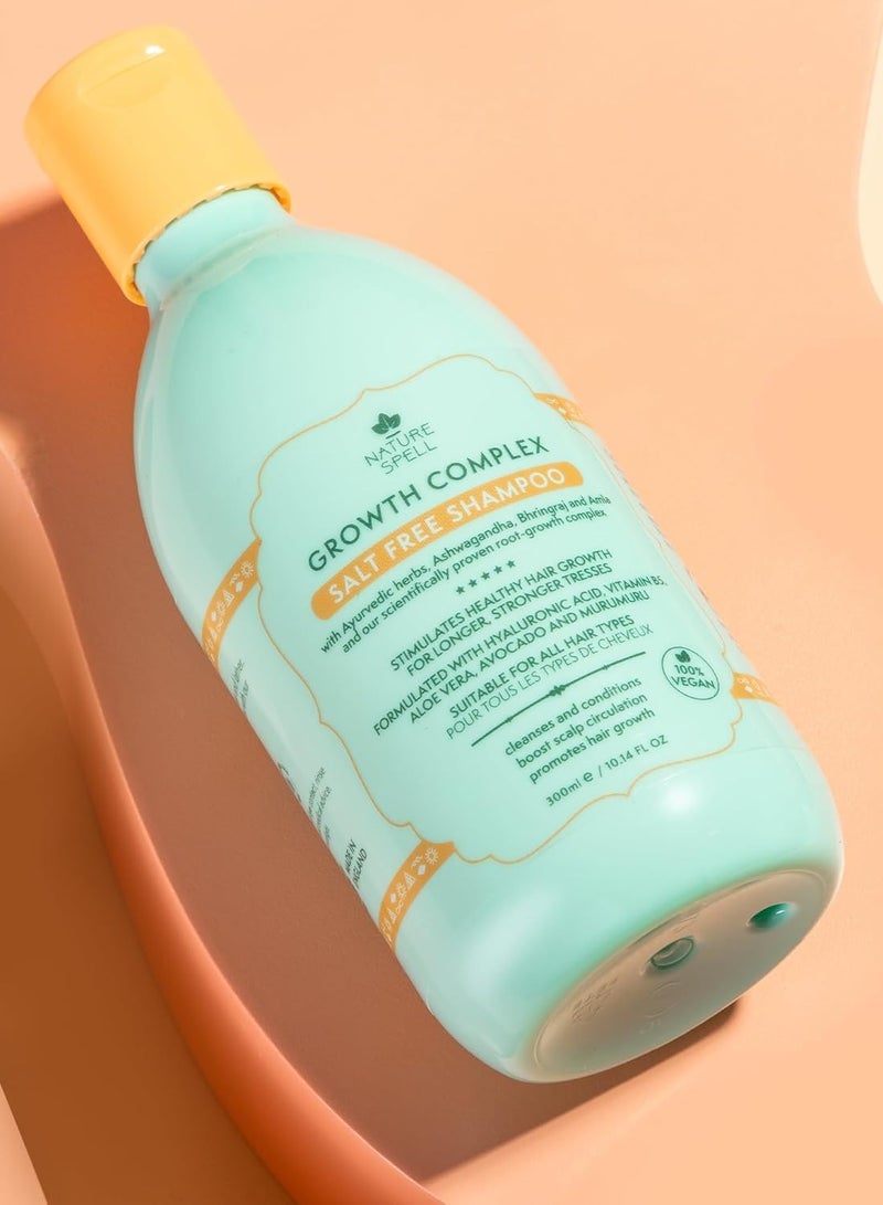 Nature Spell Nature Spell Growth Complex Salt Free Shampoo 300ml  - Image 4