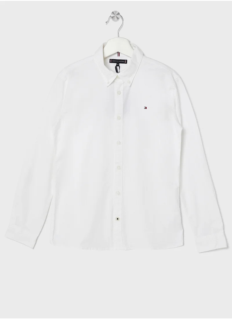 تومي هيلفيغر Kids Button Down Shirt