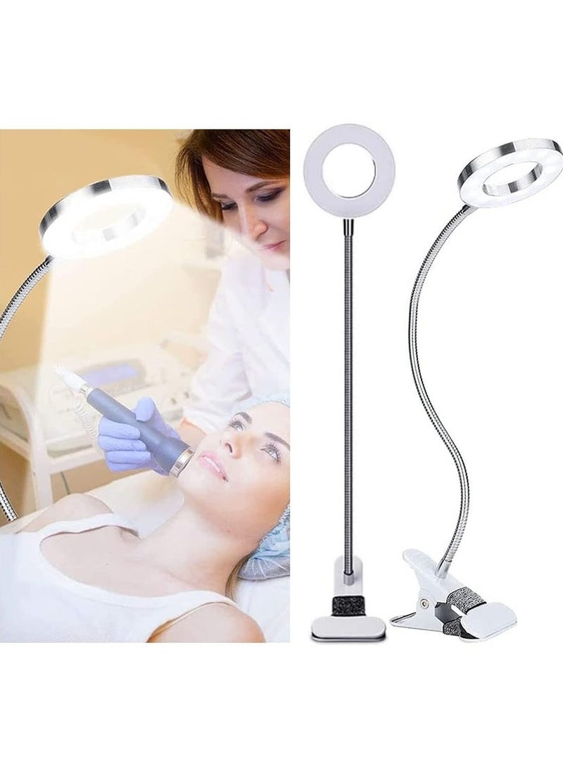 Reading Light with Clip, 12 LED Lamp, 3 Color Temperatures, Lightweight Reading Lights for Books in Bed, Tattoo Light Desk Lamp, Up to 60 Hours Eye-Friendly Lighting for Bed Headboard, Bedroom, Office - Image 1