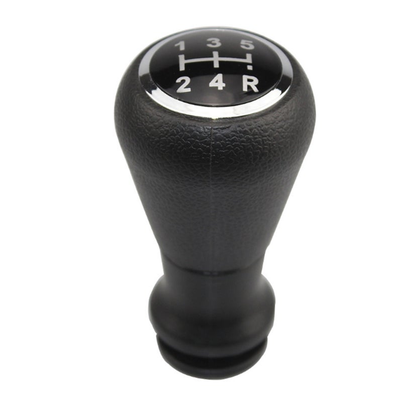Gear Shift Knob: Black Premium Plastic - Durable Comfortable Sleek Stylish Replacement Gear Shift Knob Head for Citroen Peugeot 206 207 307 Car - Image 2