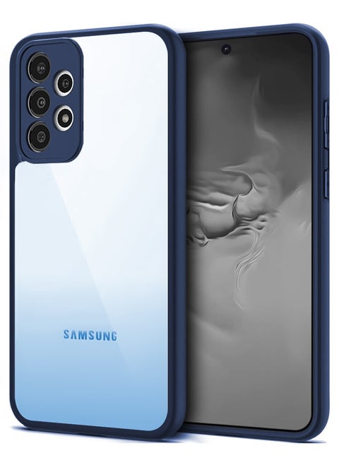 جراب حماية ممتص للصدمات لهاتف Samsung Galaxy A52 5G/A52 4G/A52s 5G مصنوع من مادة TPU السيليكونية فائقة المتانة والآمنة للغاية مع حل مثالي للكاميرا (أزرق)