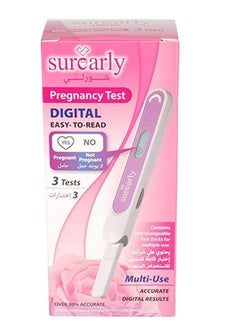 Surearly Surearly Digital Pregnancy Test 3 pc  - Image 1