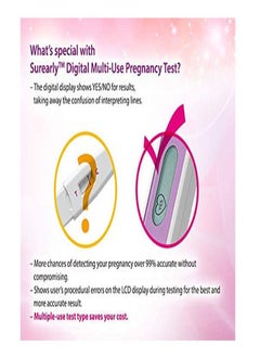 Surearly Surearly Digital Pregnancy Test 3 pc  - Image 2