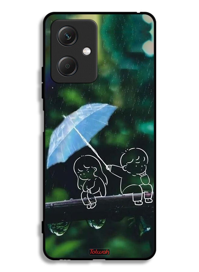 Tolwak Xiaomi Redmi Note 12 Protective Case Cover Couple Abstract Art - Image 2