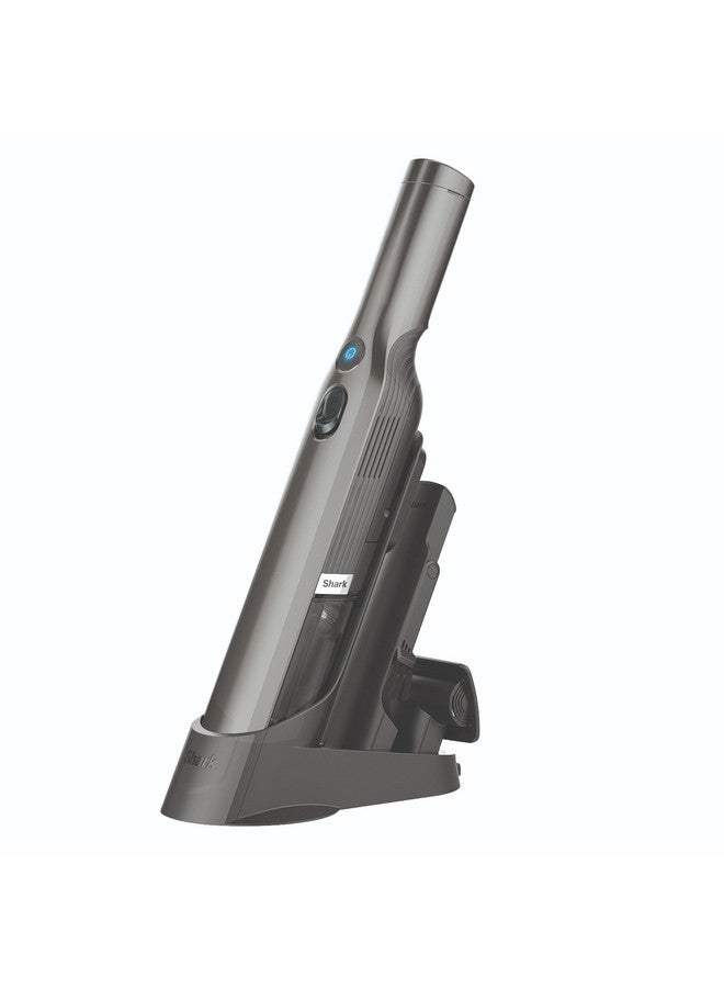 Shark Shark WV201 WANDVAC Handheld Vacuum, Lightweight at 1.4 Pounds with Powerful Suction, Charging Dock, Single Touch Empty and Detachable Dust Cup,Graphite, Slate  - Image 1