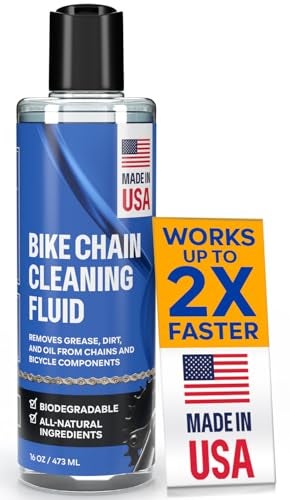 Samorillo Bicycle Chain & Component Cleaning Fluid - 16oz Chain Degreaser Works in Minutes - Made in USA - Compatible With All Chain Scrubbers Or Apply Directly To Chain - Bike, Motorcycle & Chainsaw Chains - Image 1