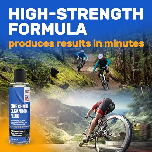 Samorillo Bicycle Chain & Component Cleaning Fluid - 16oz Chain Degreaser Works in Minutes - Made in USA - Compatible With All Chain Scrubbers Or Apply Directly To Chain - Bike, Motorcycle & Chainsaw Chains - Image 3