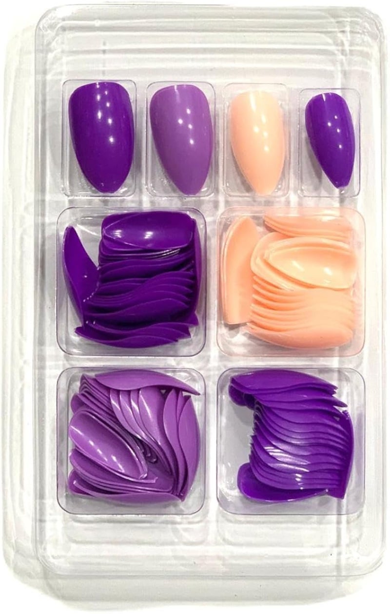 COLOR SISTER -CAT EYE 96 MIRROR NAILS - Nails Short Acrylic Nail Press On Fake Nails for Women Cover Fake Nail Art Tips for DIY Nail Art Salon Women Girls -N30