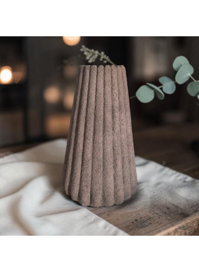 color zone pottery Decorative 35 cm pottery vase for office and home, featuring distinctive designs. - Image 2