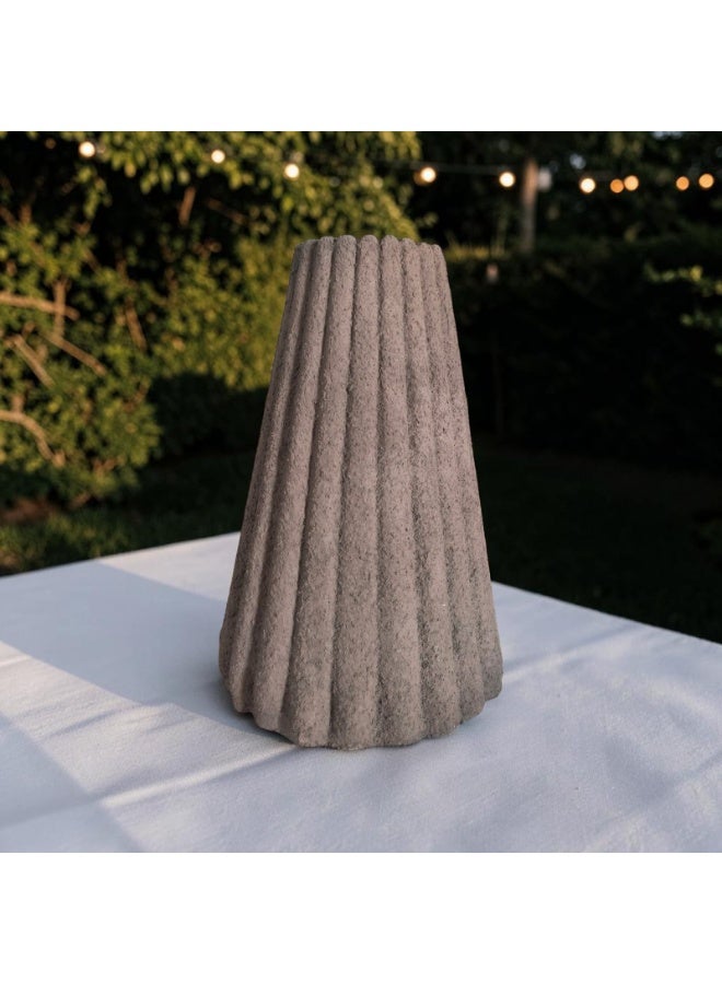 color zone pottery Decorative 35 cm pottery vase for office and home, featuring distinctive designs. - Image 1