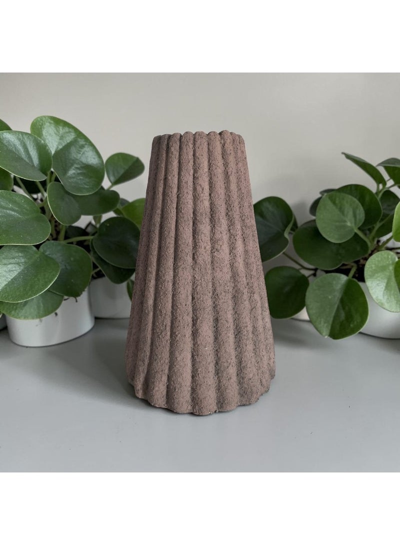 color zone pottery Decorative 35 cm pottery vase for office and home, featuring distinctive designs. - Image 3