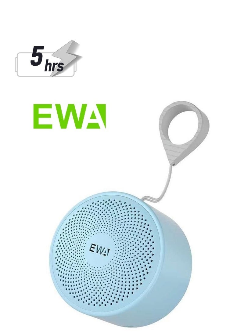 EWA A124 Portable Mini TWS Bluetooth Speaker Outdoor IPX5 Waterproof Subwoofer (Blue) - Image 1