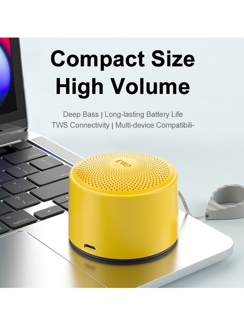 EWA A124 Portable Mini TWS Bluetooth Speaker Outdoor IPX5 Waterproof Subwoofer (Blue) - Image 2