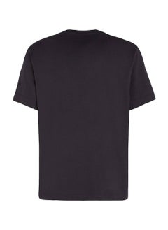 CALVIN KLEIN Calvin Klein Men's T-Shirt - Short Sleeves - Sportswear - Cotton , Black  - Image 2