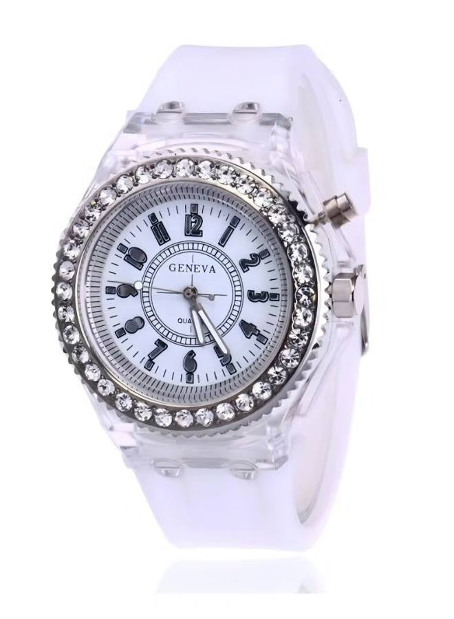 3 Pcs Ins Luminous Watch, Fashionable Male And Female Primary And Secondary School Students Luminous Watch - Image 3