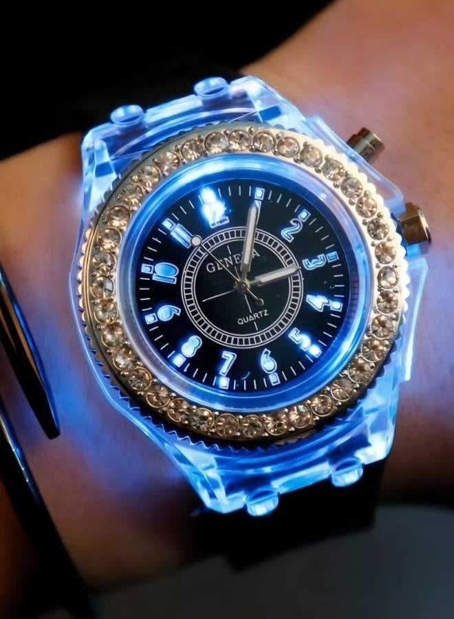 3 Pcs Ins Luminous Watch, Fashionable Male And Female Primary And Secondary School Students Luminous Watch - Image 5