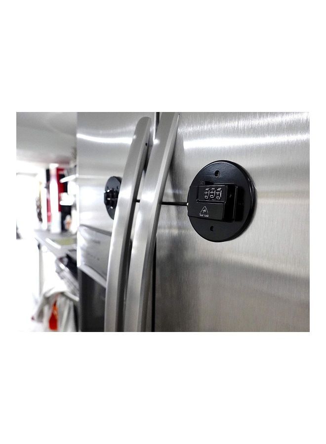 2 Pack Fridge Door Digit Combination Lock Black - Image 5