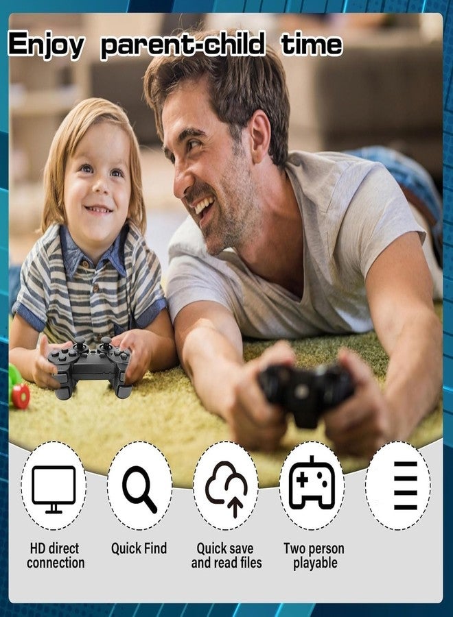 جهاز ألعاب فيديو مطور بتقنية 4K HDMI لعام 2026، نظام ألعاب فيديو سهل الاستخدام مع وحدتي تحكم لاسلكيتين، ترفيه عائلي للأطفال والكبار (الإصدار القياسي 2026) - Image 4