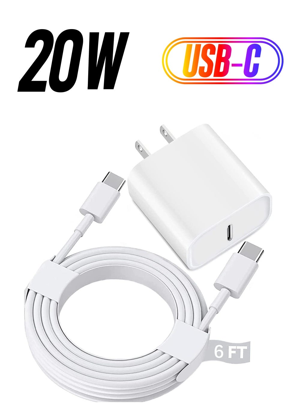 5th Generation Ipad Mini Charger Type 10Ft USB To Type C Fast