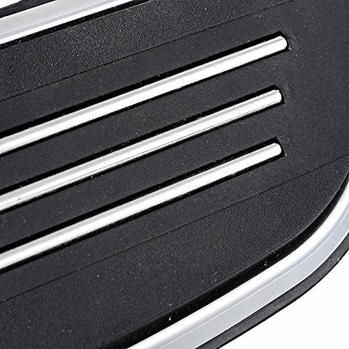 ANZIO Chrome-Plated Aluminum Streamliner Passenger Footboard Floor Board Mount Kit for 1993-2018 Harley Touring Models - Image 4