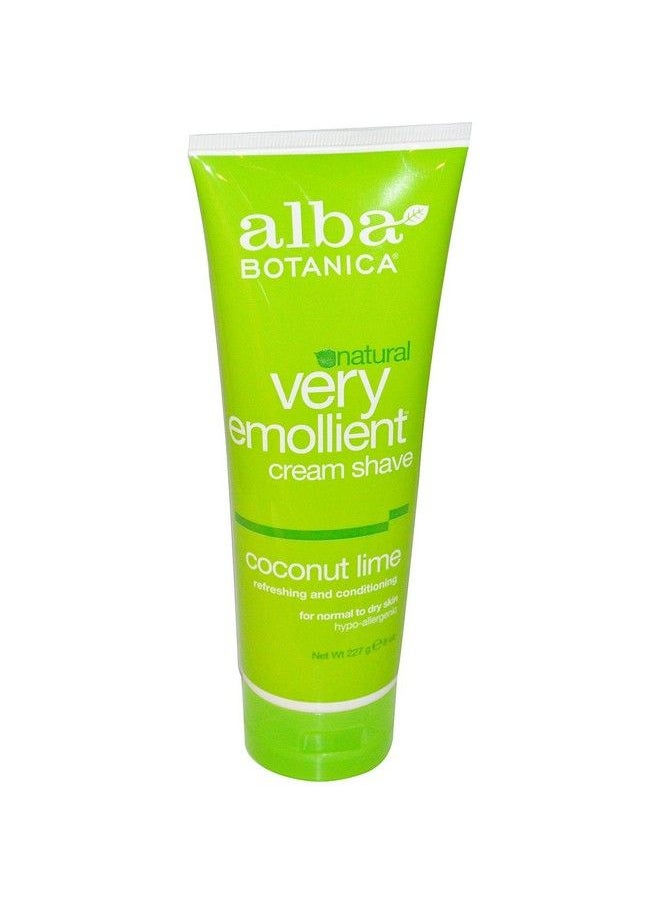 Alba Botanica Shave Creamcoconut Lime 8 Oz Cream By Alba Botanica  - Image 1