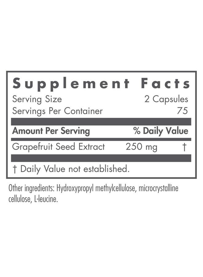 Nutricology Citrus Seed Extract Supplement - Grapefruit Seed Extract 250mg, Supports Metabolic Function, Vegetarian Capsules - 150 Count - Image 2
