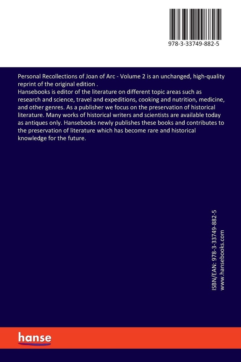 Personal Recollections of Joan of Arc: Volume 2  - Image 2