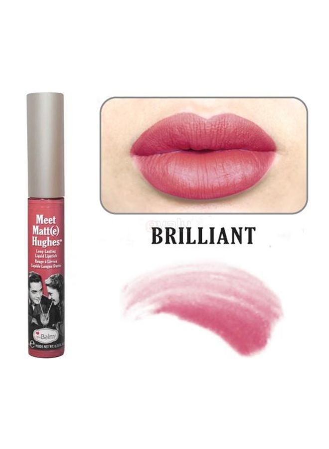 theBalm Meet Matt(e) Hughes Long Lasting Liquid Lipstick Brilliant - Image 3