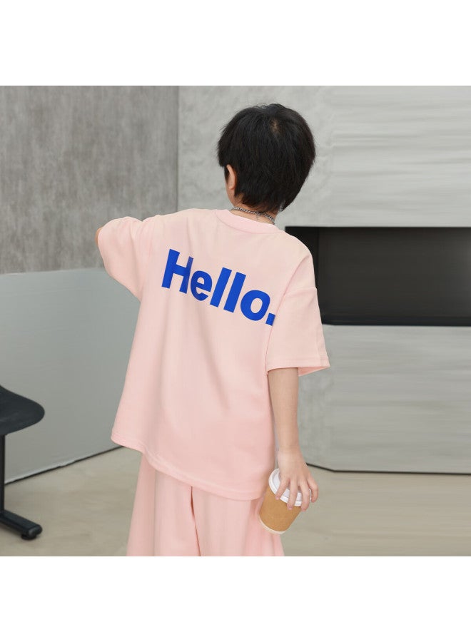 Luson Chen Dazhu Boys' Summer Outfit, 2025 New Style Children's Short-sleeve Cool Sports Suit, Boys' Clothing - Image 3