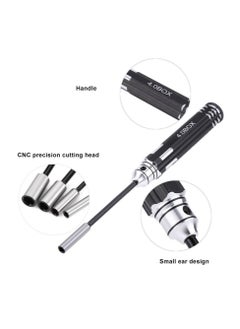 KASTWAVE Hex Nut Driver Set Hexagonal Head Nut Wrench 4.0/5.5/7.0/8.0mm 4Pcs RC Repair Tools Kit Socket Screwdrivers for RC Cars Model Airplanes Sportinggoods Deformation Model  - Image 4