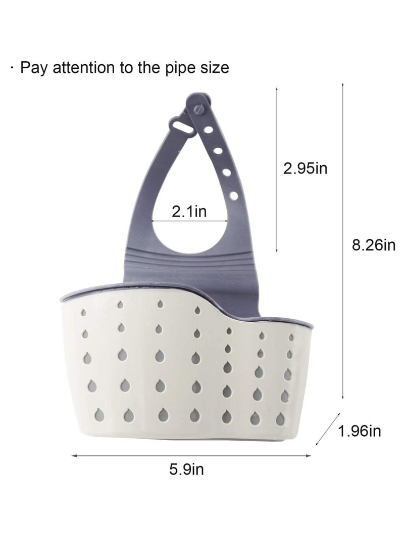 إسكدنيا منصة مطبخ الحوض الصابون السفنج شريط التصريف الحامل، سلة تخزين الحوض المنظمة للمطبخ ملحقات الحوض - Image 2