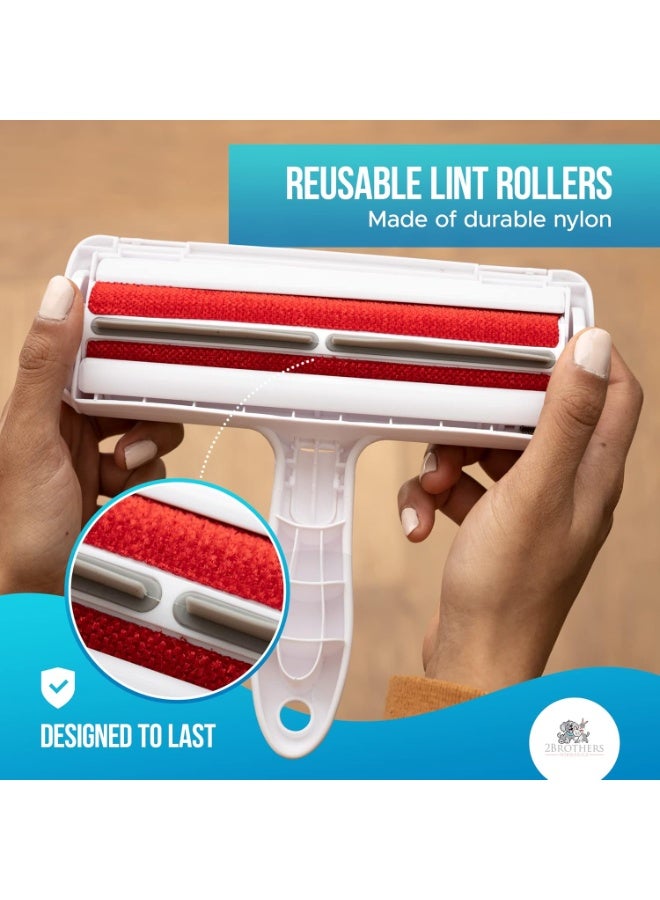 أسطوانة إزالة شعر الحيوانات الأليفة، فرشاة إزالة شعر الحيوانات القابلة لإعادة الاستخدام للكلاب والقطط، تنظيف ذاتي لفرو الحيوانات الأليفة من السجاد والأثاث والبسط والغسيل والملابس والفراش والأرائك - Image 4