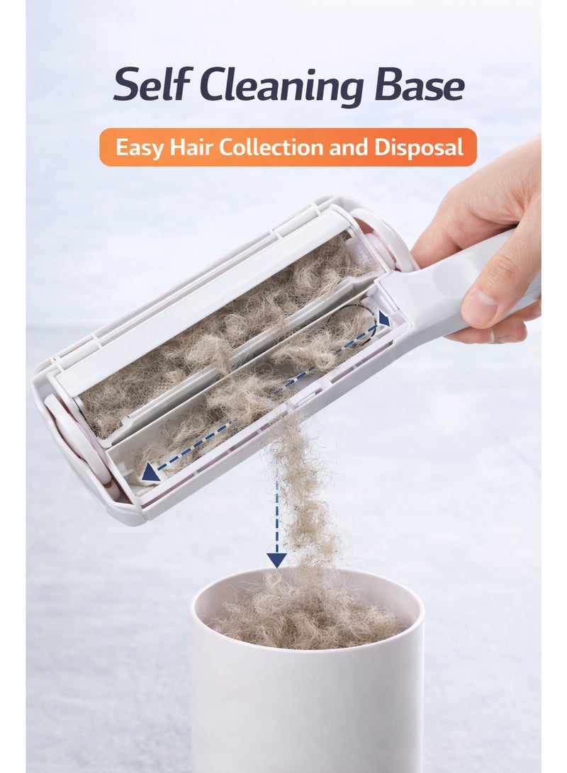 Pet Hair Remover Roller Reusable Self Cleaning Lint Remover for Dog and Cat Hair on Sofa Carpet Bedding Clothes and Furniture - Image 3