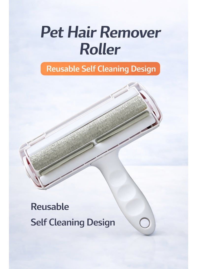 Pet Hair Remover Roller Reusable Self Cleaning Lint Remover for Dog and Cat Hair on Sofa Carpet Bedding Clothes and Furniture - Image 1