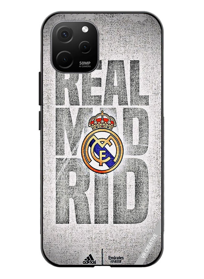 VR CREATIVE Protective Case Cover For Huawei Nova Y61 Real Madrid Logo Design Multicolour - Image 1