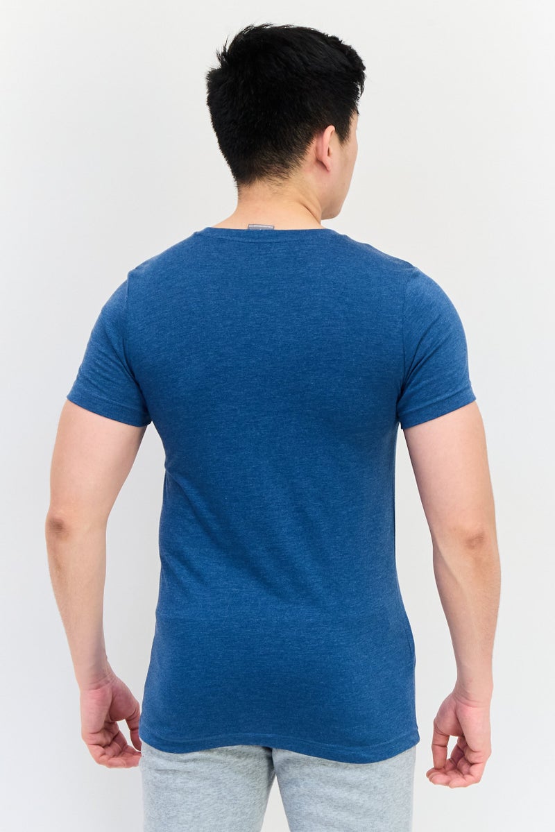 PUMA Men Sportswear Fit Short Sleeve Outdoor T-Shirt, Teal Blue - Image 3