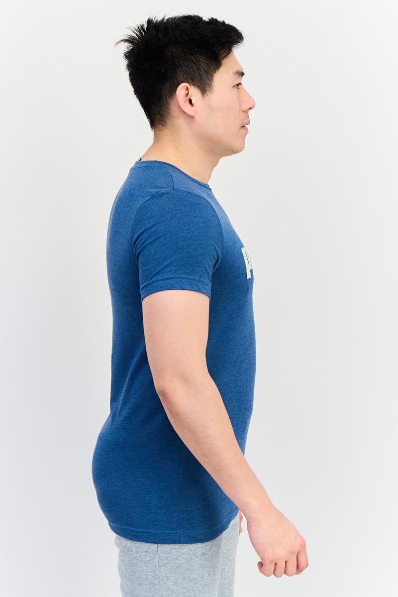 PUMA Men Sportswear Fit Short Sleeve Outdoor T-Shirt, Teal Blue - Image 2