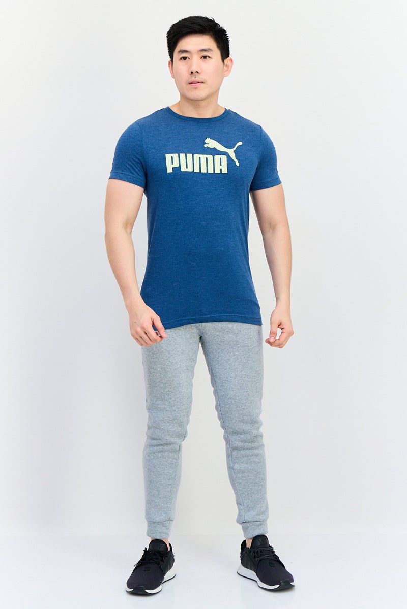 PUMA Men Sportswear Fit Short Sleeve Outdoor T-Shirt, Teal Blue - Image 4