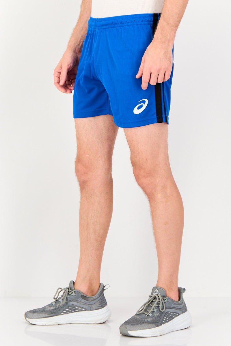 asics Men Sportswear Fit 5 Inseam Training Shorts, Blue - Image 2