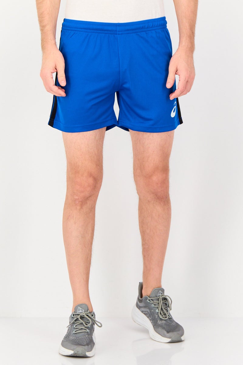 asics Men Sportswear Fit 5 Inseam Training Shorts, Blue - Image 1