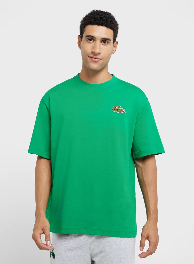 LACOSTE Graphic Crew Neck T-Shirt