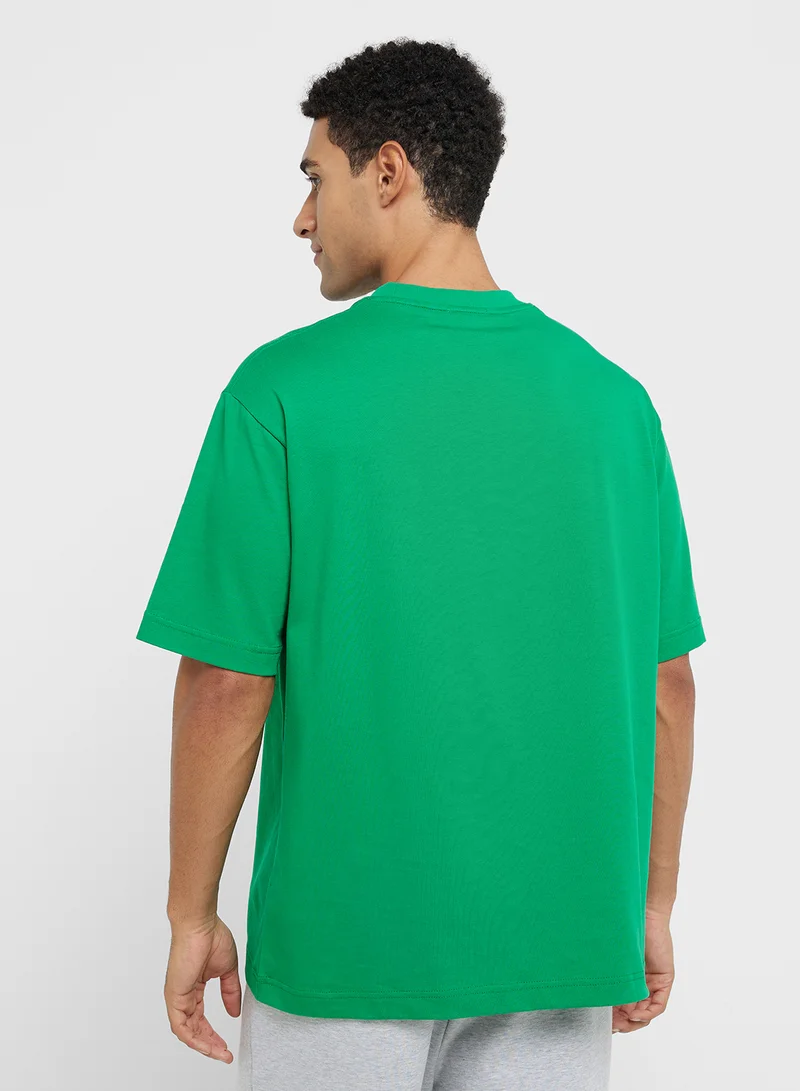 LACOSTE Graphic Crew Neck T-Shirt