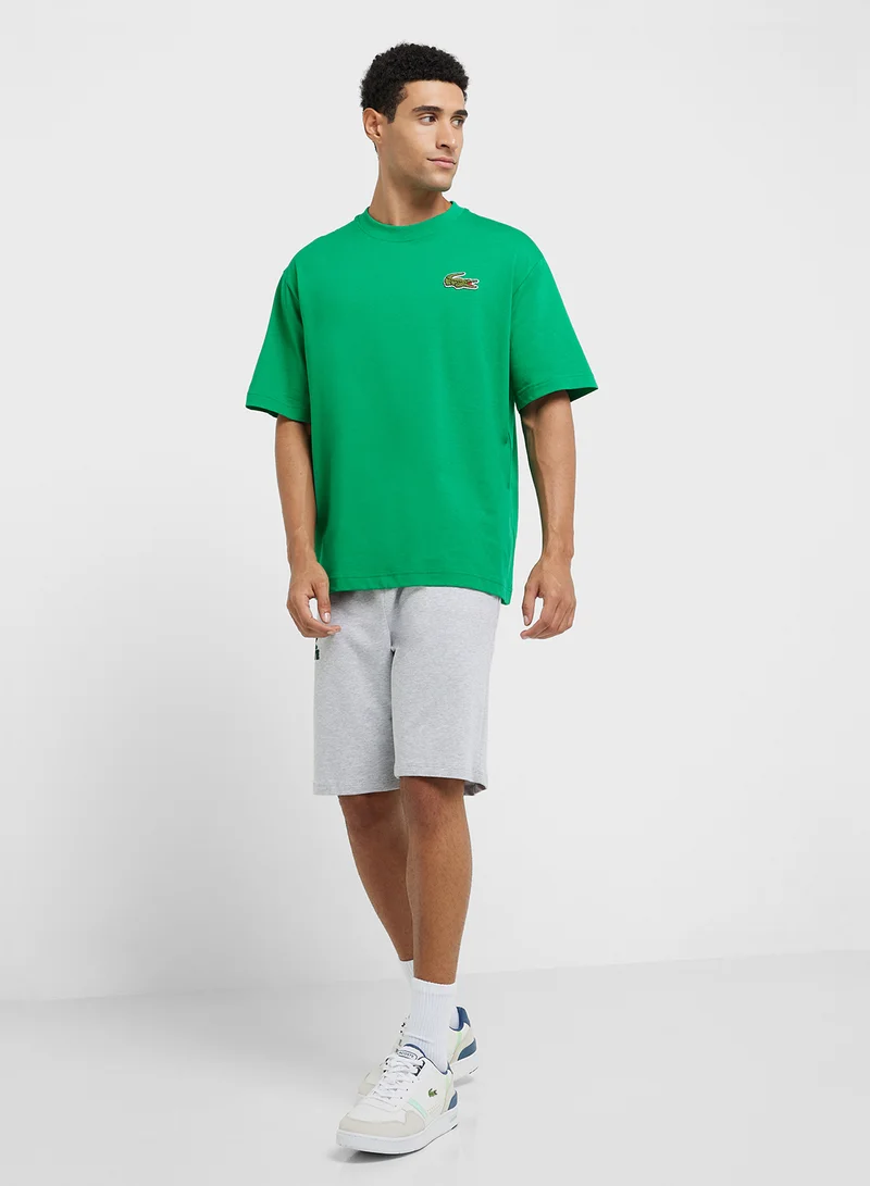 LACOSTE Graphic Crew Neck T-Shirt