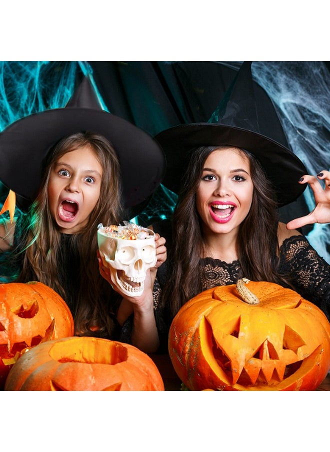 CoutureBridal - 8 Pack Witch Hats,Halloween Black Witch Hat Costume Accessory For Halloween Party - Image 1
