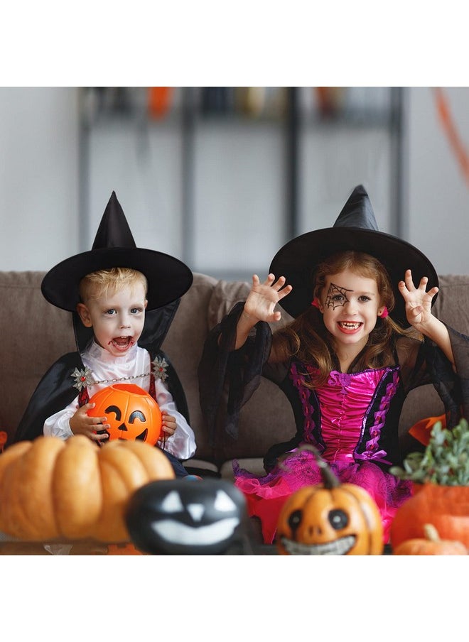 CoutureBridal - 8 Pack Witch Hats,Halloween Black Witch Hat Costume Accessory For Halloween Party - Image 1